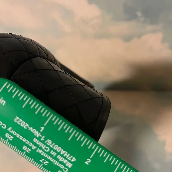 Chanel peep toe shoes 7.5 - Picture 9 of 10